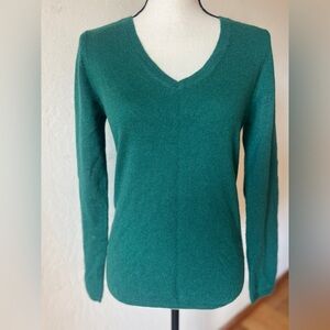 Massimo Dutti cashmere v-neck sweater